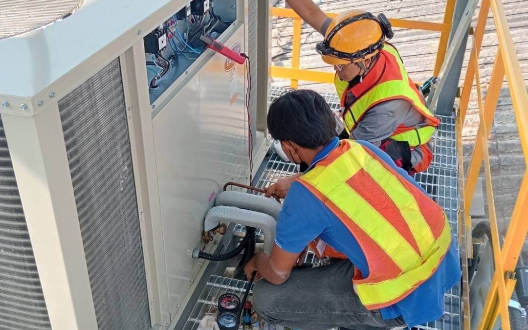 งานติดตั้งแอร์ AHU และท่อดักส์ PID บ.มาลี สามพราน