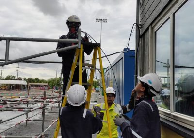 งานติดตั้งระบบ LAN บริษัท Aible แหลมฉบัง