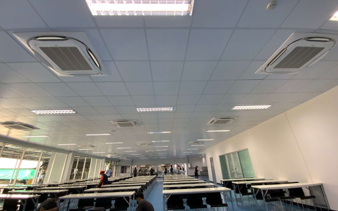 งานติดตั้งแอร์ บริษัทโตโยด้า