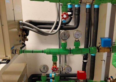 งานติดตั้งแอร์ คอย์ร้อนระบายร้อนด้วยน้ำ บ.อนันดา