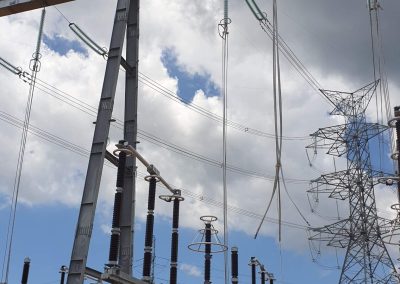 งานติดตั้ง Fiber Optic การไฟฟ้าฝ่ายผลิต บางสะพาน2