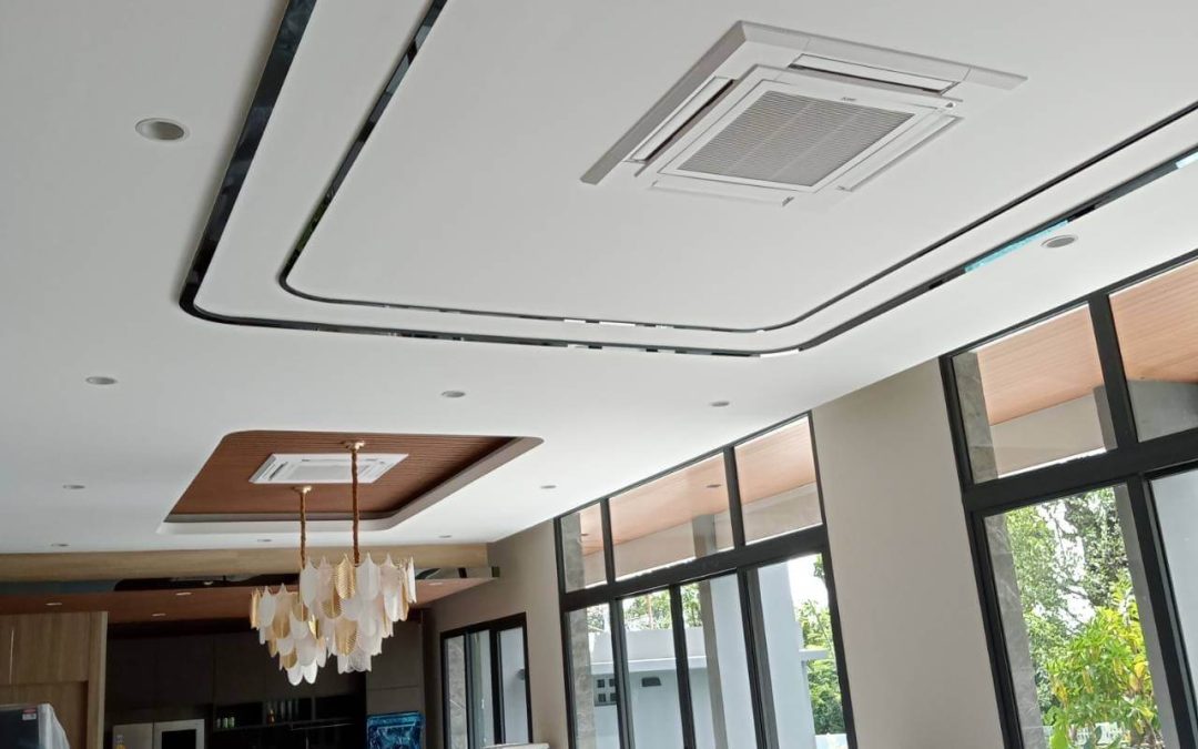 งานติดตั้งแอร์ บ้านองครักษ์