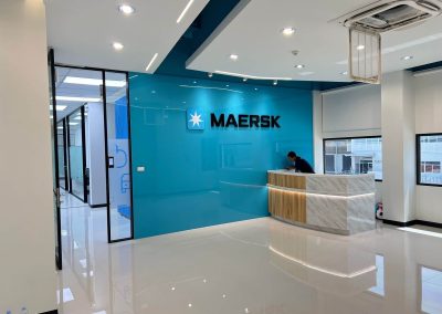 งานติดตั้ง Lan&Power บริษัท MEARK